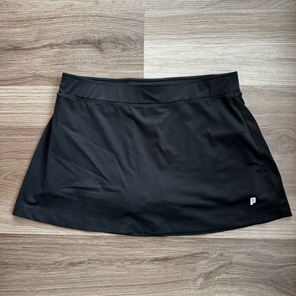 Prince Black Tennis Skort Women’s Size L Athletic Golf Skirt Built In shorts
